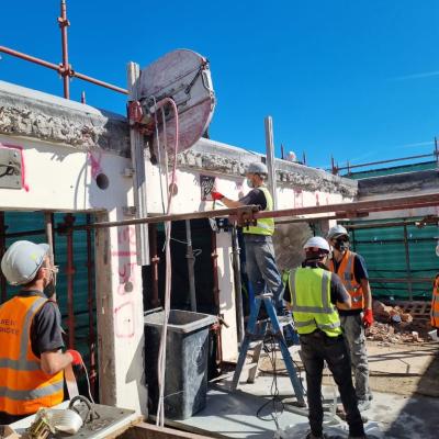 Commercial Contractors Executing Penthouse Renovation