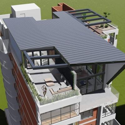 Prism Construction Seagull Penthouse Architectural Sketch